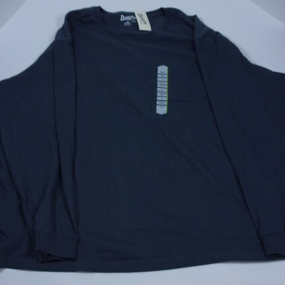 Duluth Trading Mens Longtail T-Shirt Relaxed Fit Long Sleeve Crew Neck 4X
